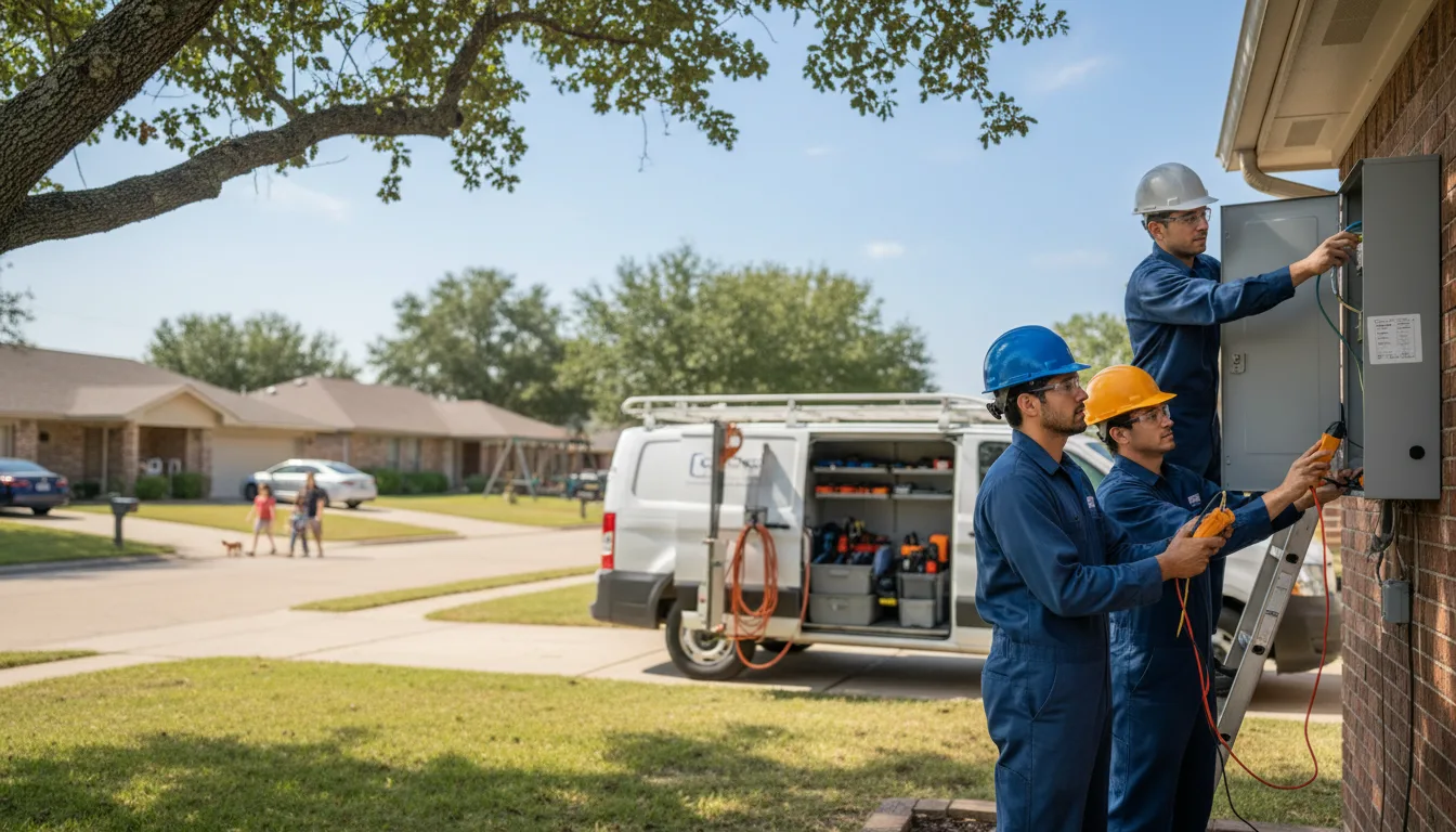 Certified electrician providing emergency electrical services in Sioux Center, IA